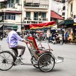 Fare un giro in risciò cyclo hanoi