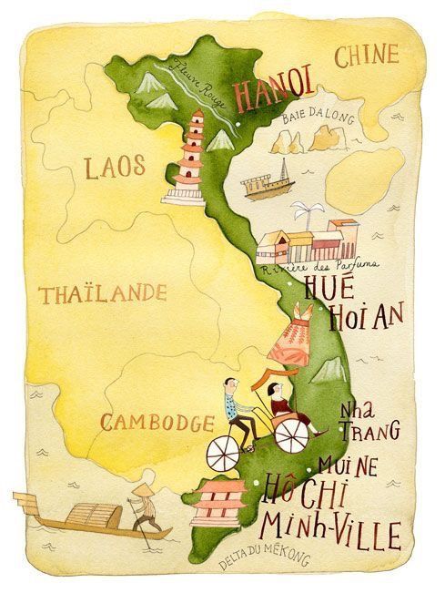 Carta del Nord del Vietnam : alla scoperta dei tesori del Nord