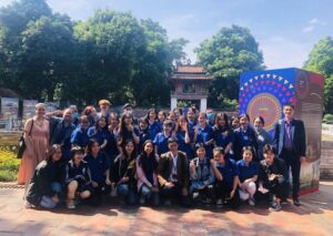 The first study excursion on the tour guide profession for the students of the tourism class of the QH 2018 class